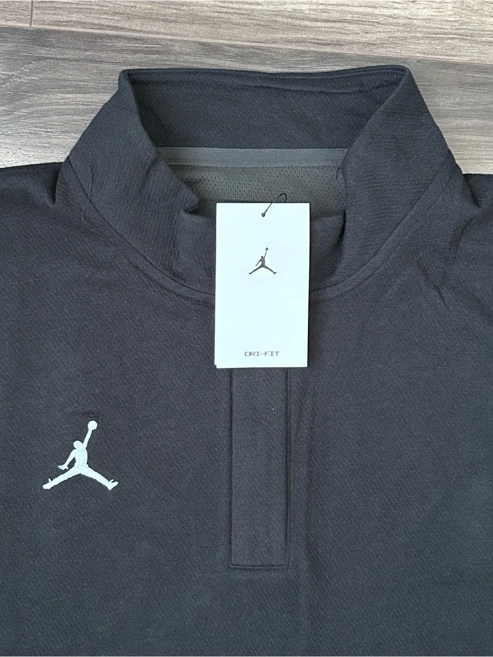 Jordan Dri-FIT Pullover Mens Large Black 1/4 Zip Athletic Jacket DQ7913-010 New